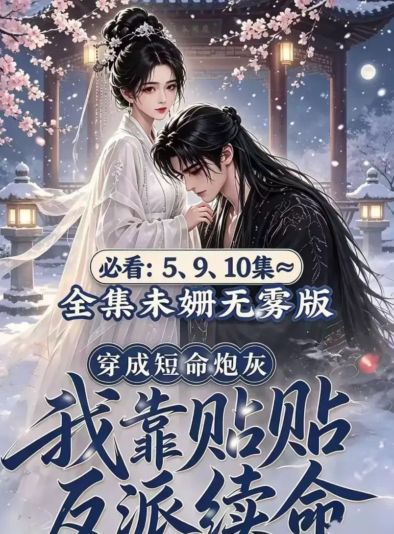 穿书超甜爽剧《穿成短命炮灰我靠贴贴反派续命》AI漫剧未删减高清全集 - 免费看无广告资源在线追剧 - 网盘播放完整版全集一次看爽