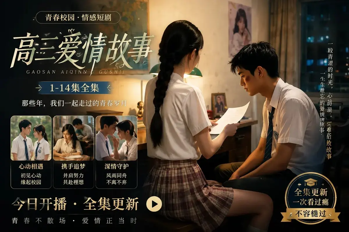 《高三爱情故事》if篇蓝光修复版 - 黄果魔改AI短剧系列全集高清在线观看 - 免费无广告零卡顿资源